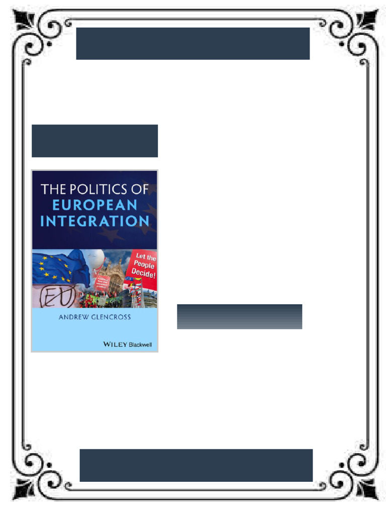 Politics of European Integration Political Union or a House Divided 1st ...
