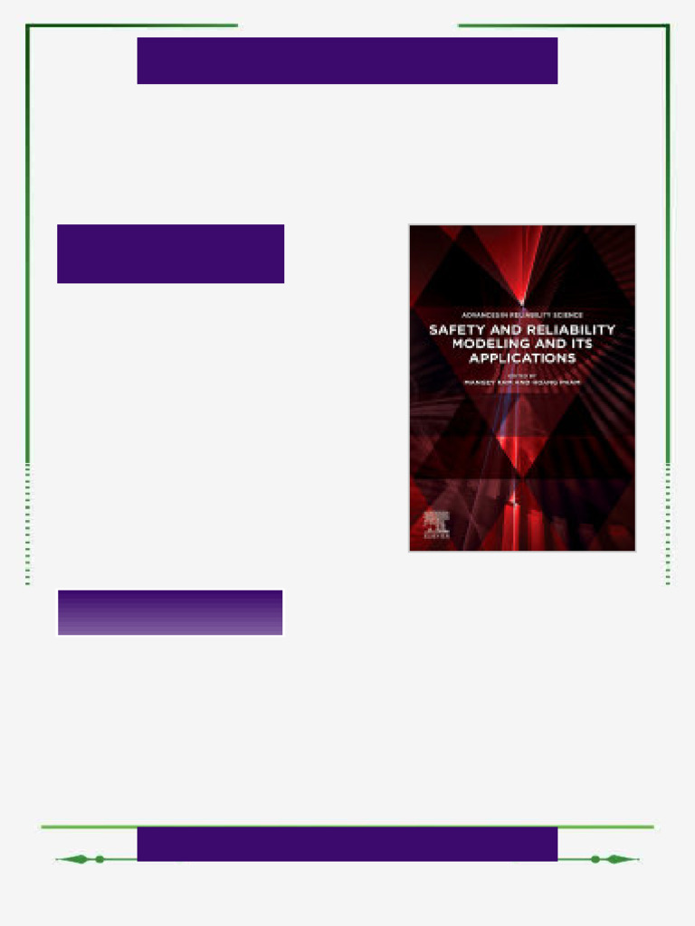 Safety and Reliability Modeling and Its Applications (Advances in ...