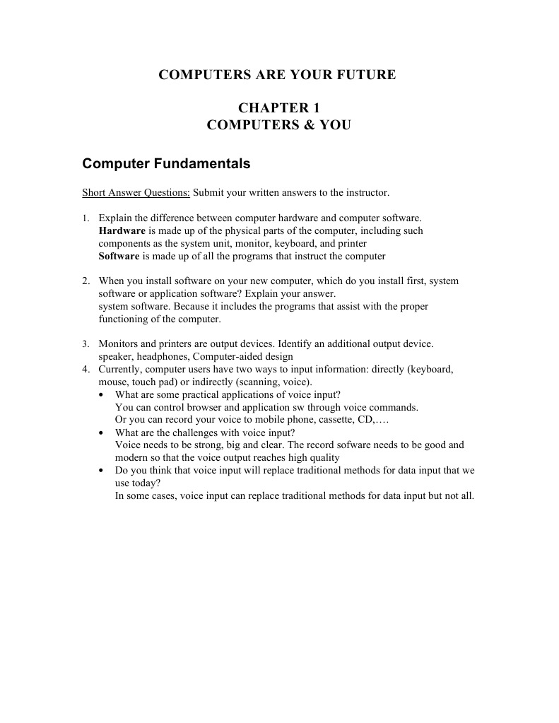 Understanding Computer Hardware and Software | PDF