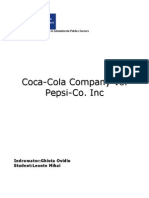 Coca Cola vs. Pepsi