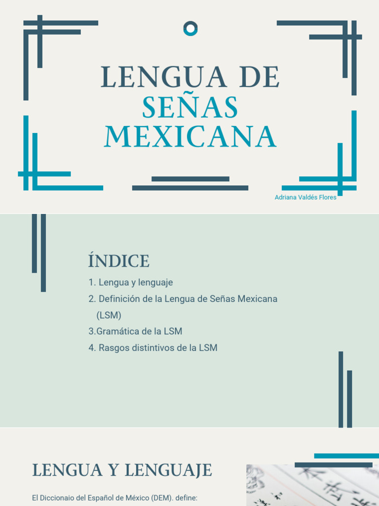 Introducci%C3%B3n+a+la+LSM | PDF | Mano | Lingüística