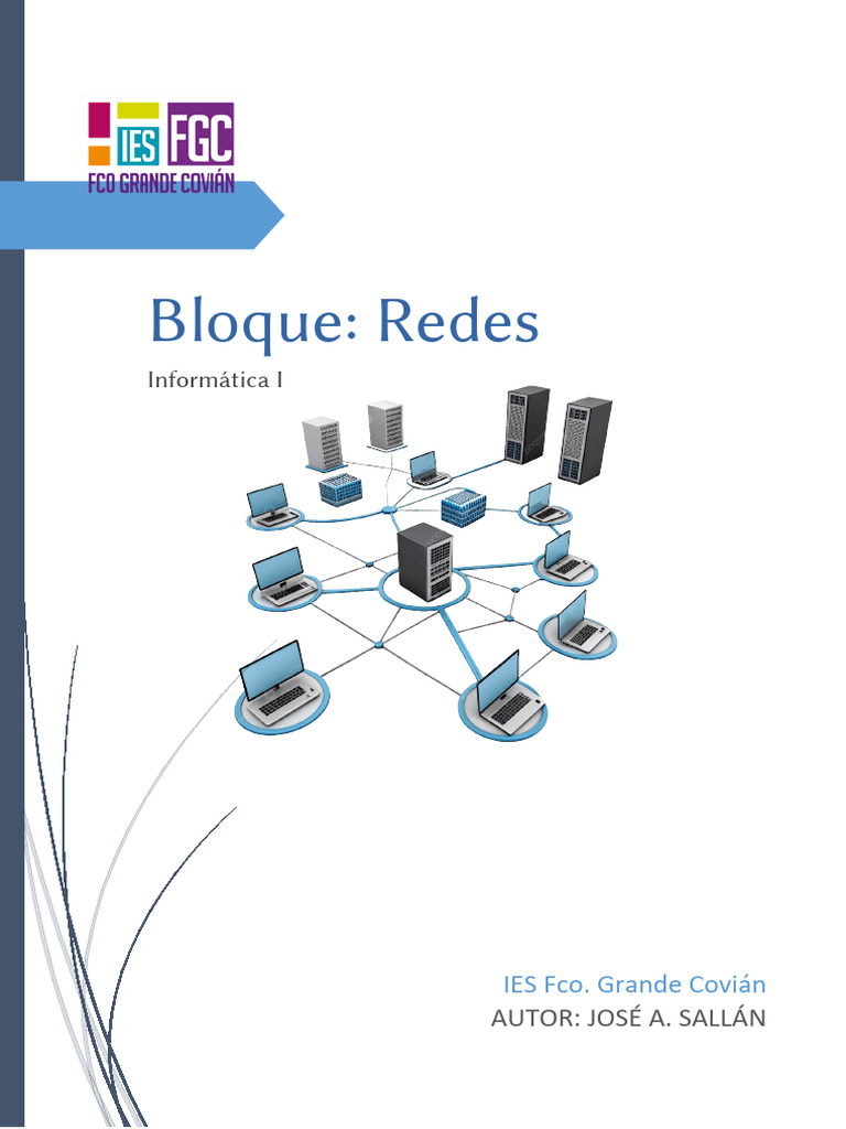 Tipos y elementos de redes informáticas | PDF | Red de computadoras ...