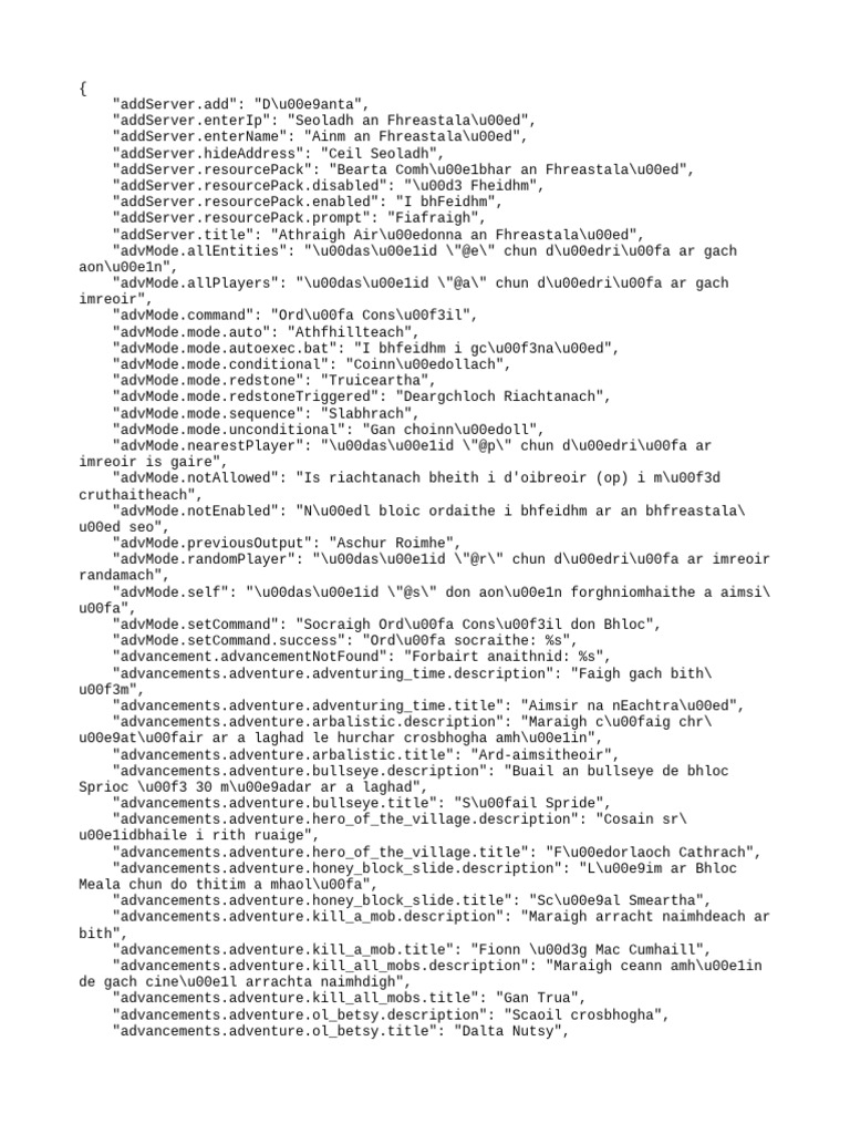 Minecraft Server Commands Guide | PDF