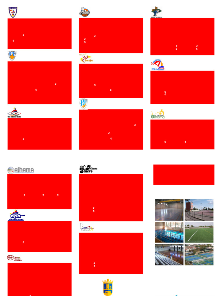 6979n-folleto-clubes | PDF | Deportes atléticos | Juegos de habilidad ...