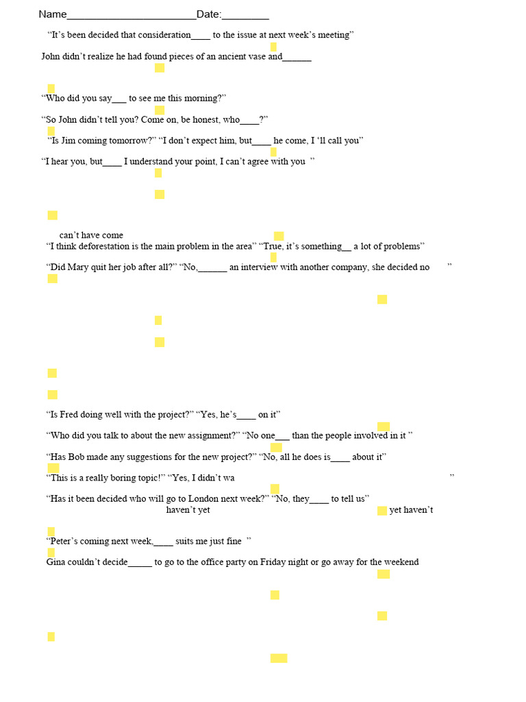 English Grammar Practice Exercises | PDF