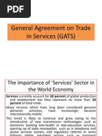 General Agreement On Trade in Services (GATS