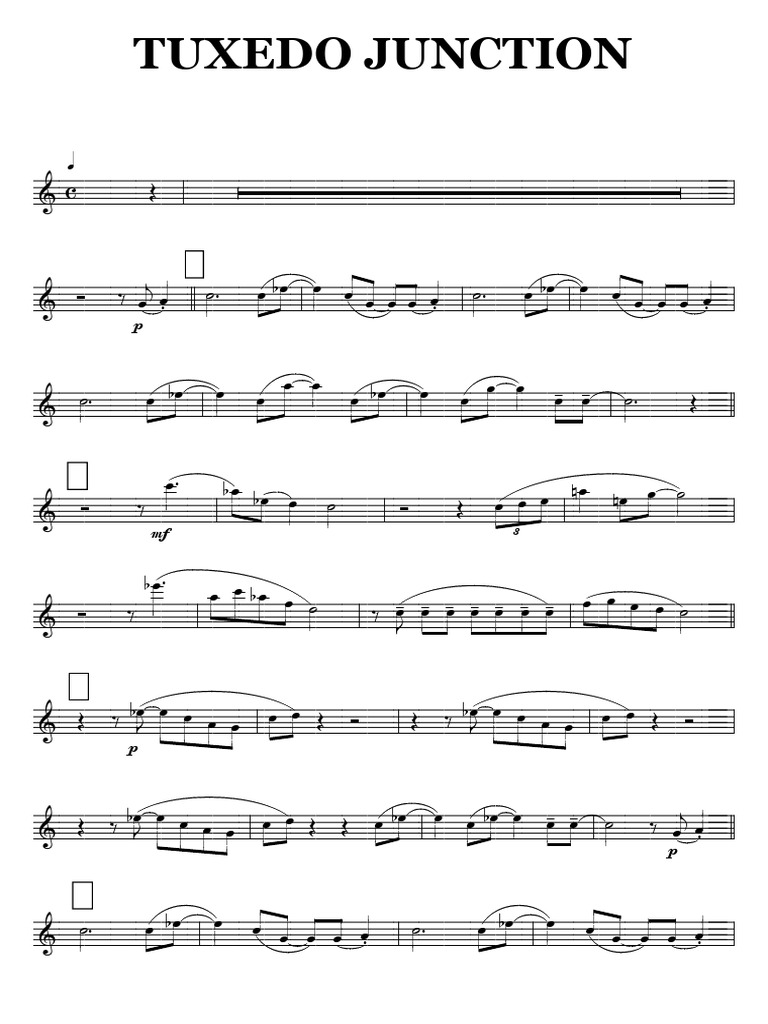 Tuxedo Junction - Partition pour Saxophone | PDF