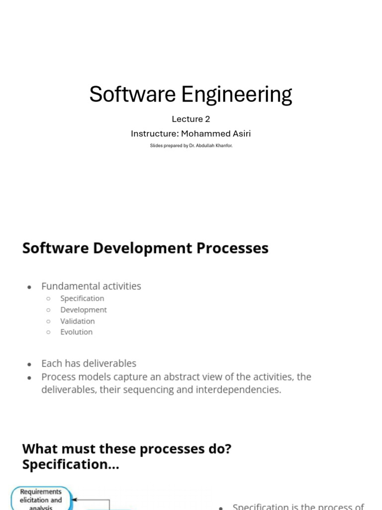 SE Lecture#2 | PDF | Agile Software Development | Software Development ...