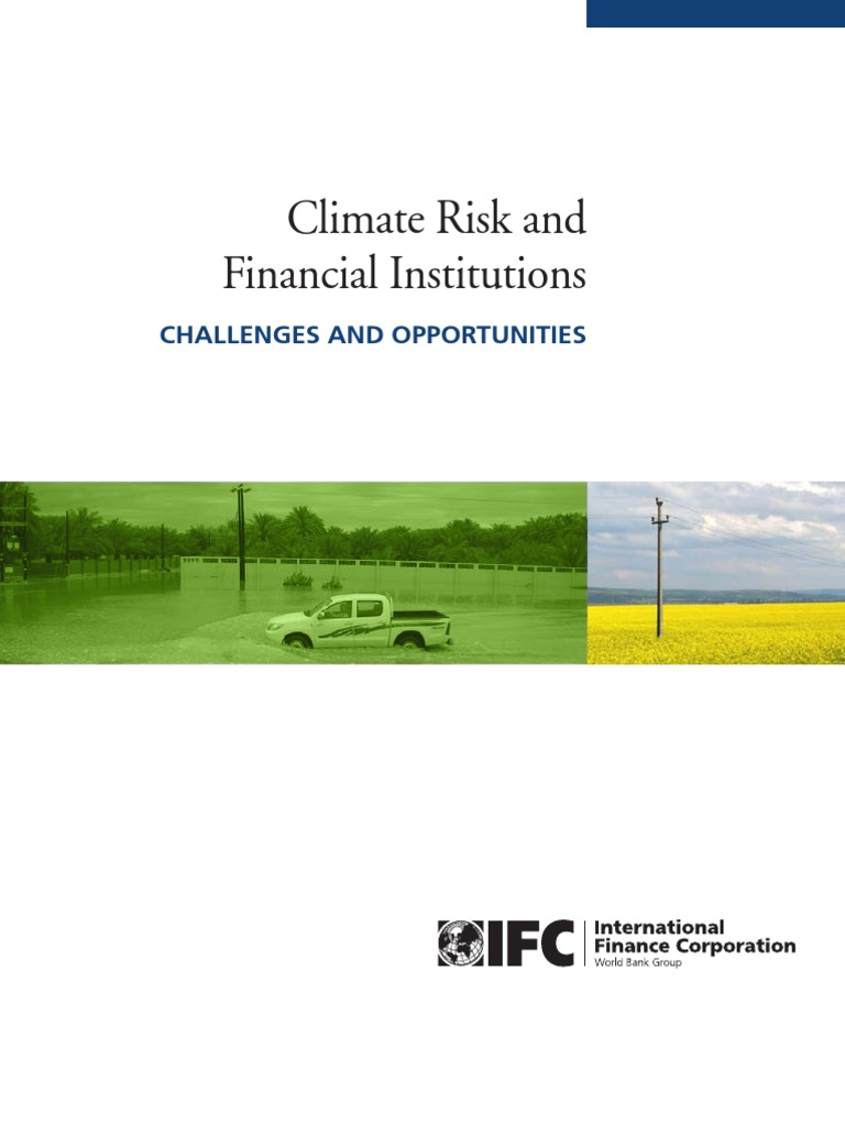 Climate Risk & Financial Institutions: Challenges & Opportunities | PDF