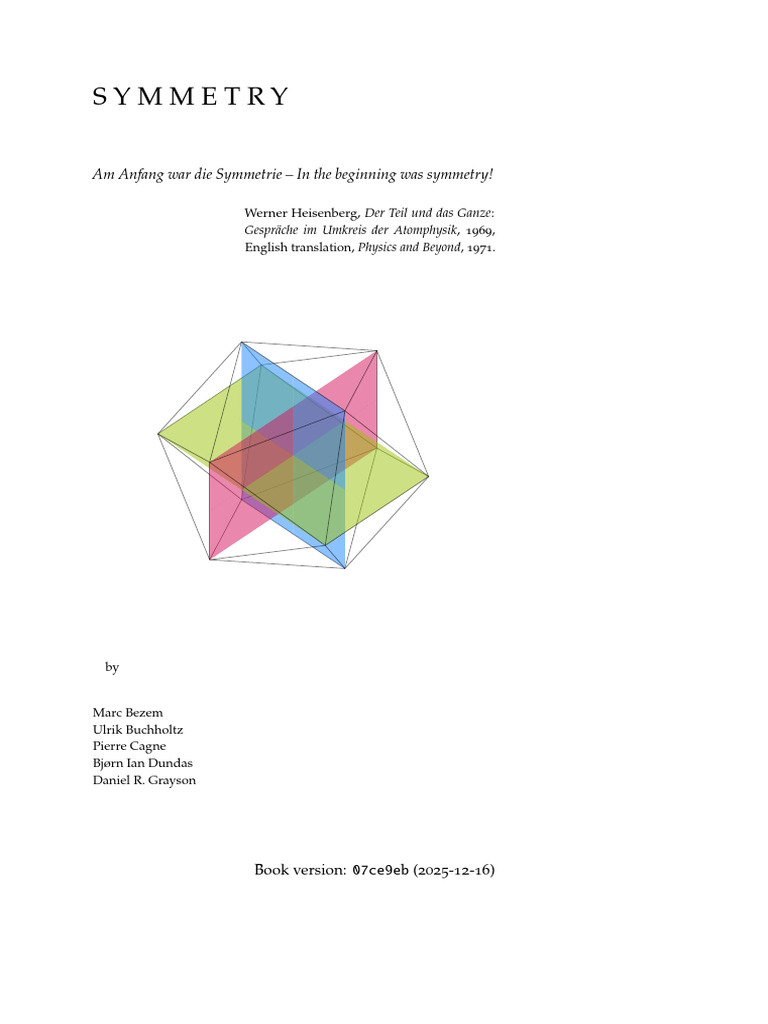 Understanding Symmetry in Mathematics | PDF | Group (Mathematics ...