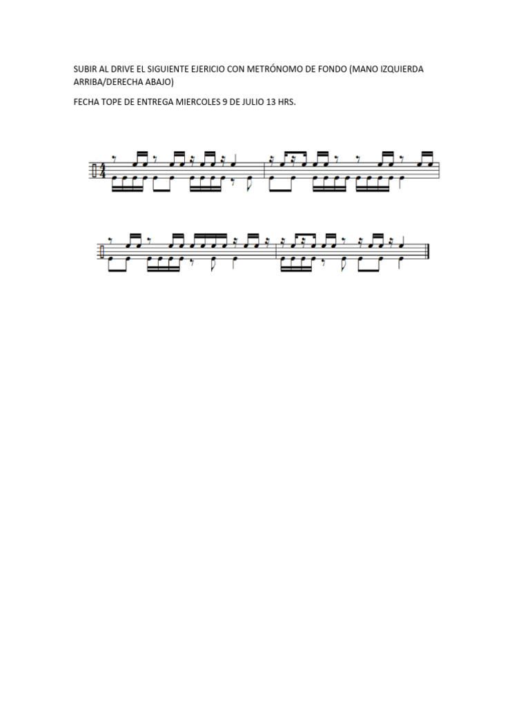 Ejer Ritmico | PDF