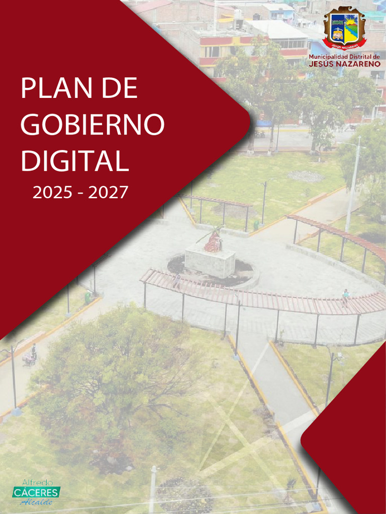 Plan de Gobierno Digital 2025-2027 | PDF | Gobierno E | Administración ...