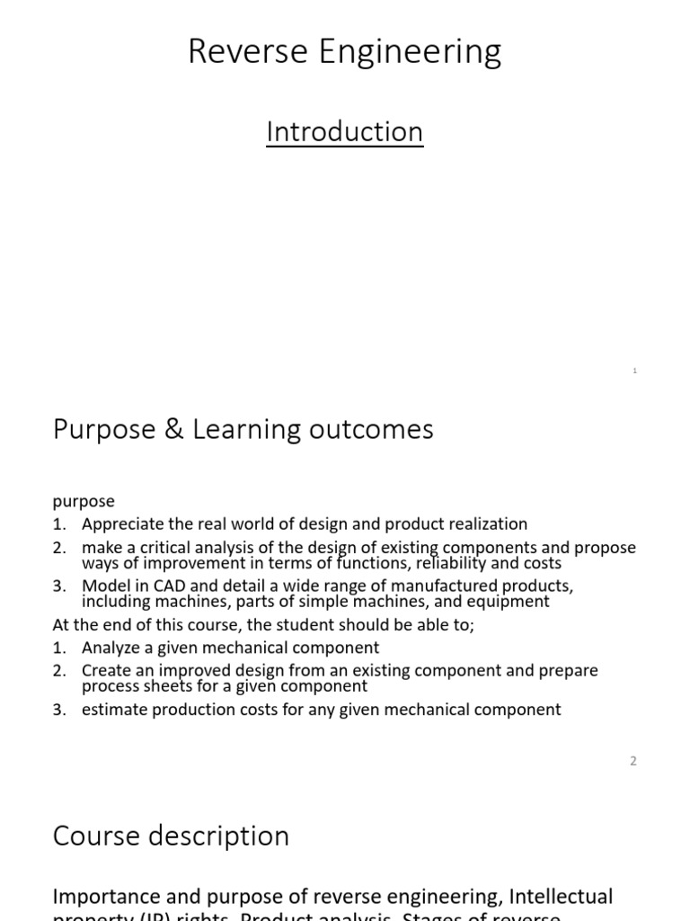 Introduction to RE | PDF | Copyright | Patent