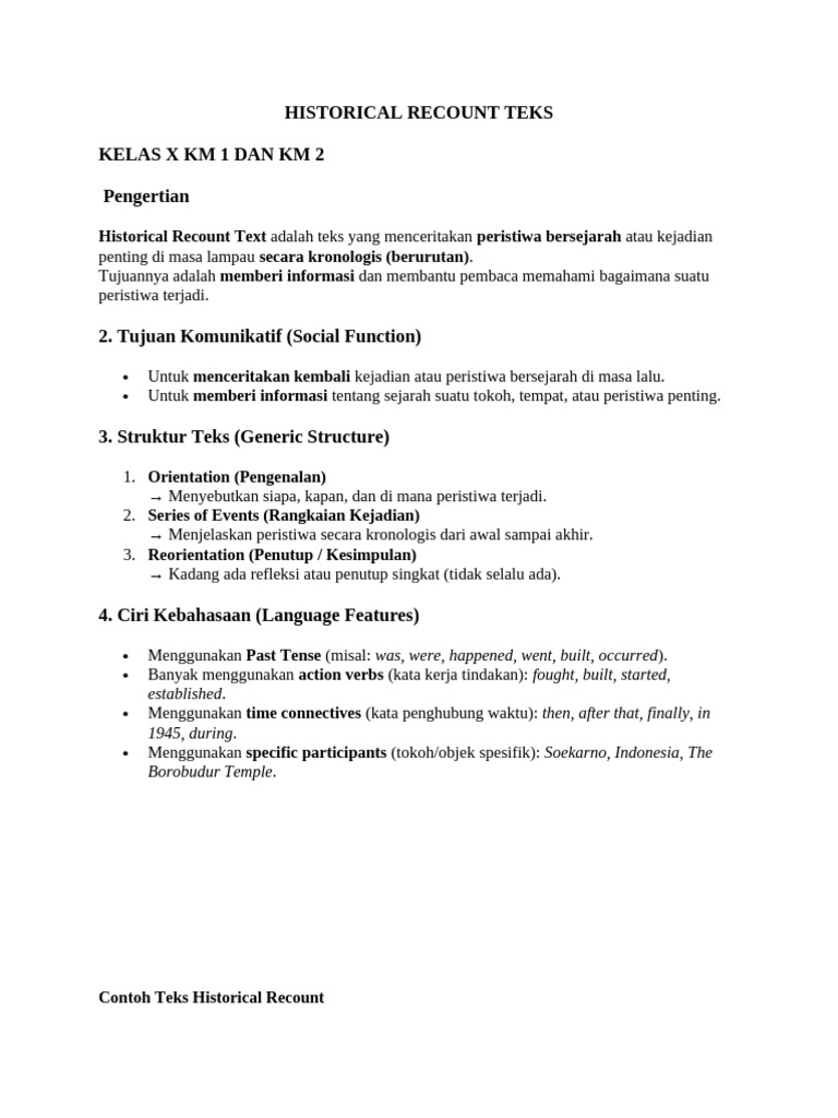 Understanding Historical Recount Texts | PDF | Linguistics