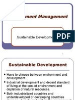 Environment Management: Sustainable Development