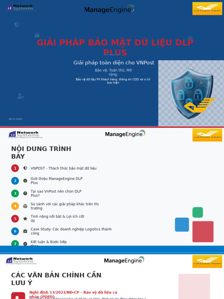 Manageengine Dlp Plus Vnpost Solution 20251109 | PDF