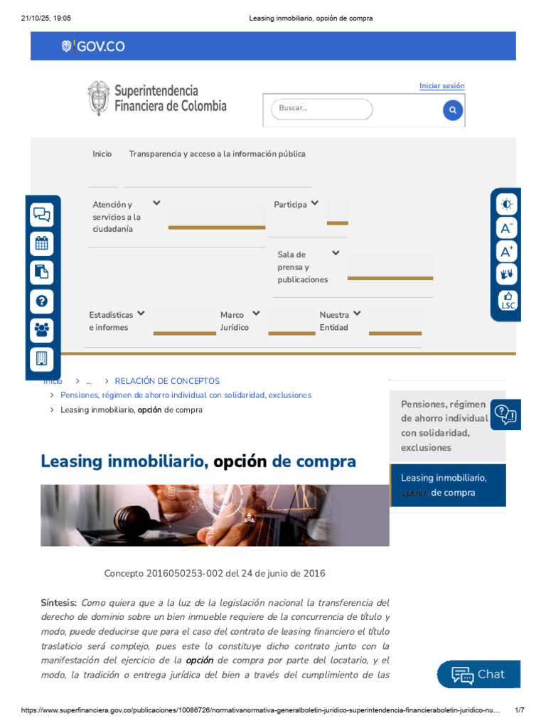 Opción de Compra en Leasing Inmobiliario | PDF | Propiedad | Justicia