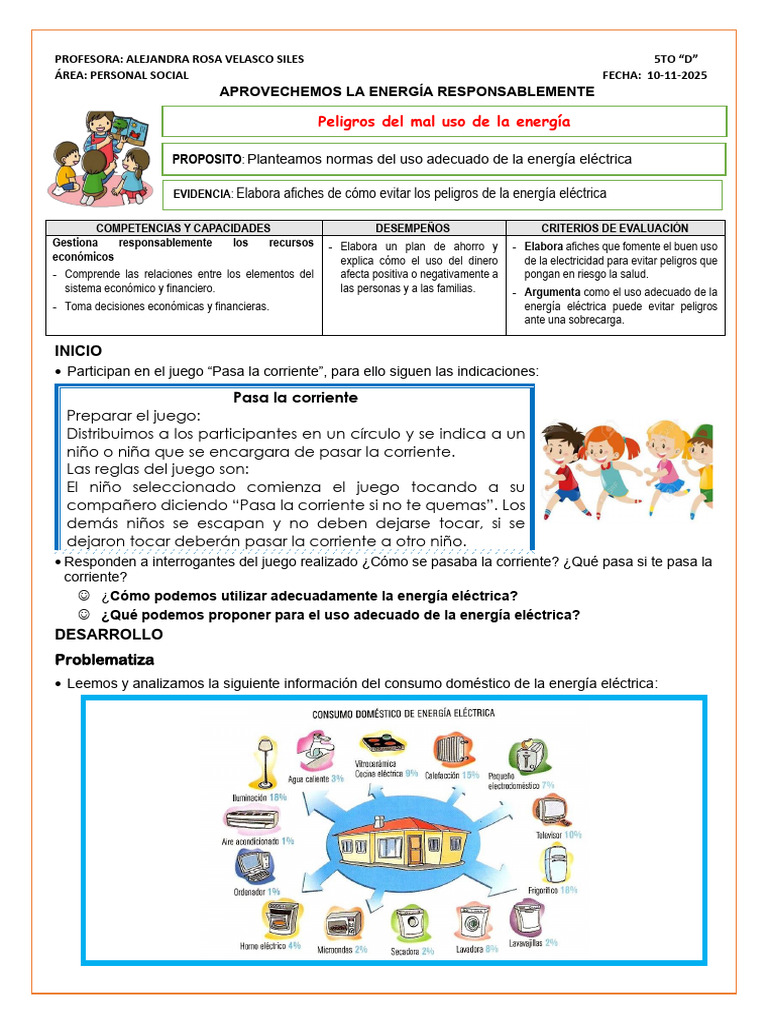 Uso Responsable de la Energía Eléctrica | PDF | Electricidad | Quemar