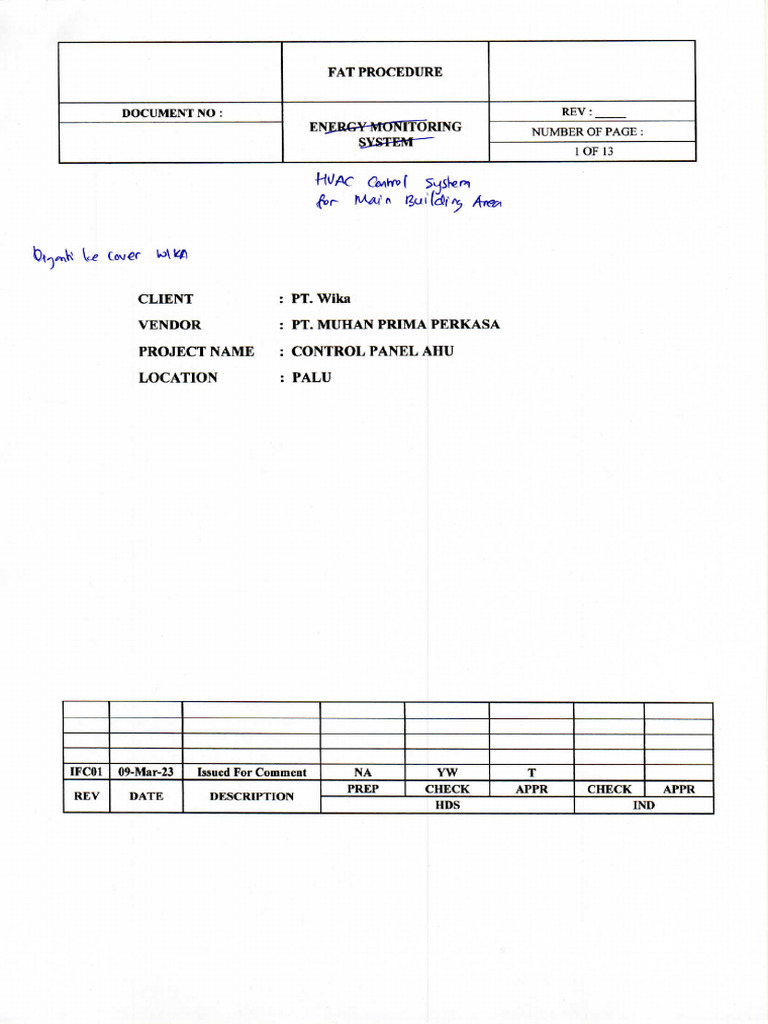 Fat Procedur Main Building | PDF