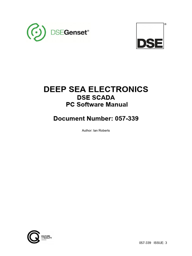 DSE SCADA PC Software Manual Guide | PDF | User (Computing) | Server ...