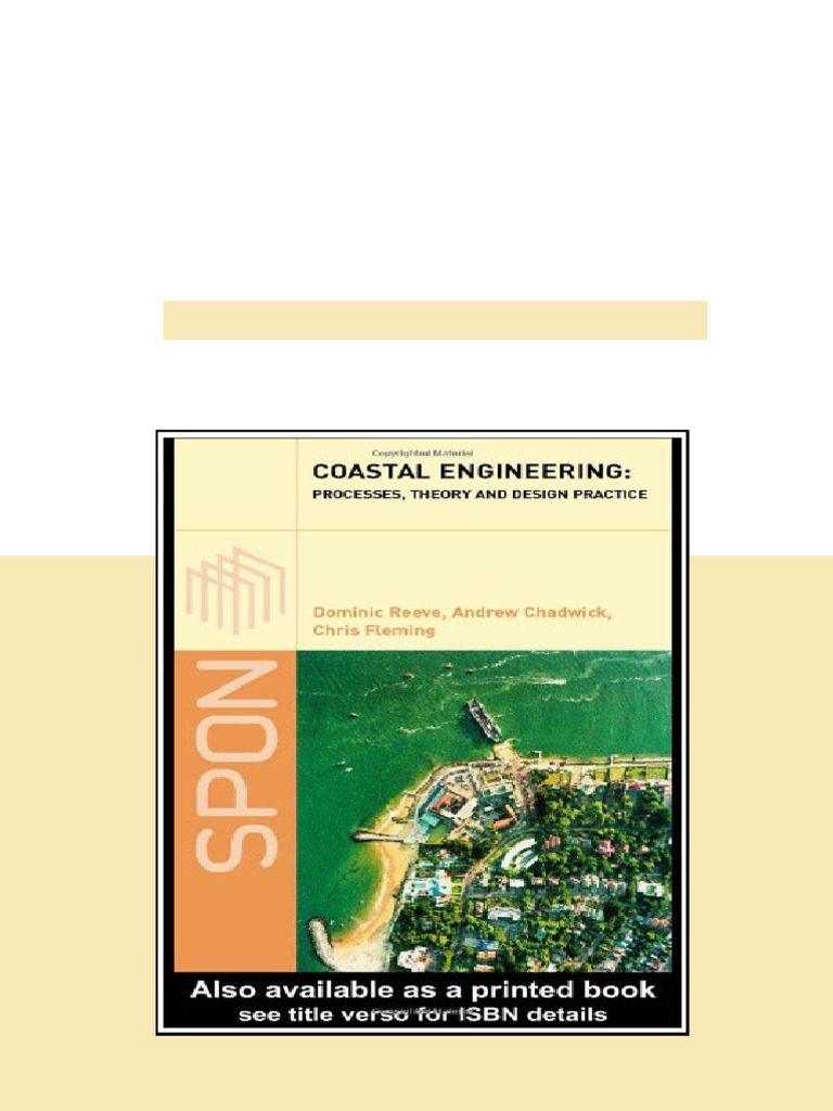 Coastal Engineering Processes Theory and Design Practice 1st Edition ...