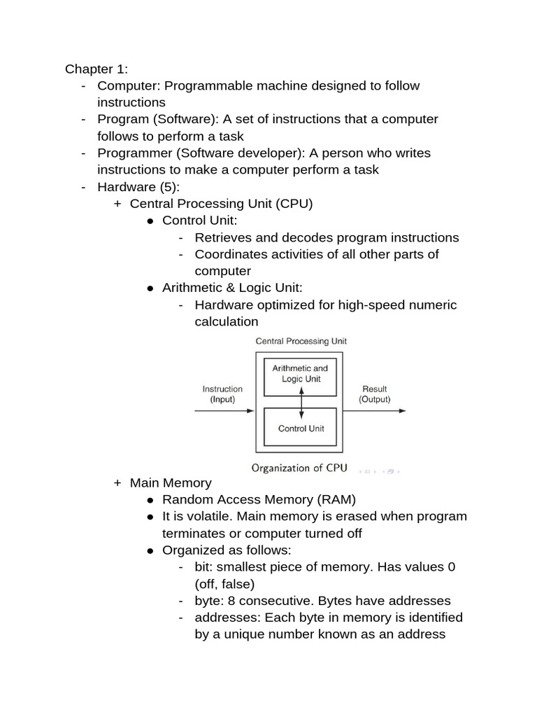 Computer Basics: Hardware & Programming | PDF | Computer Data Storage ...