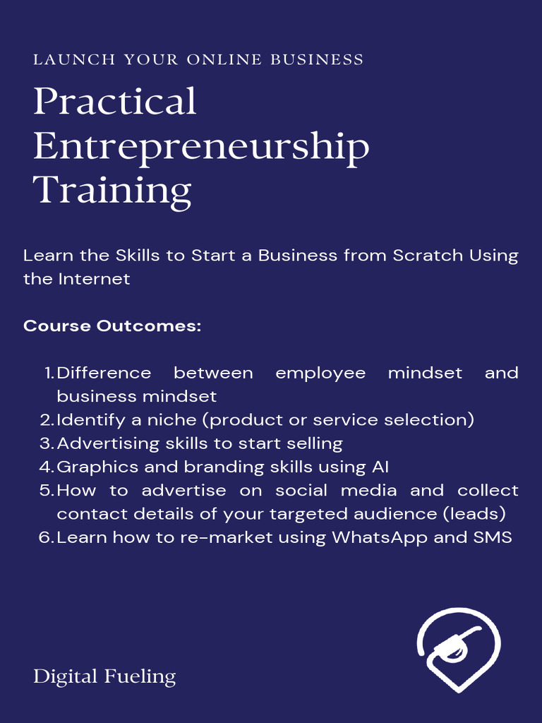 Online Business Entrepreneurship Training | PDF | Marketing | Target ...
