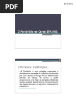 o Porteflio No Curso Efa Ns