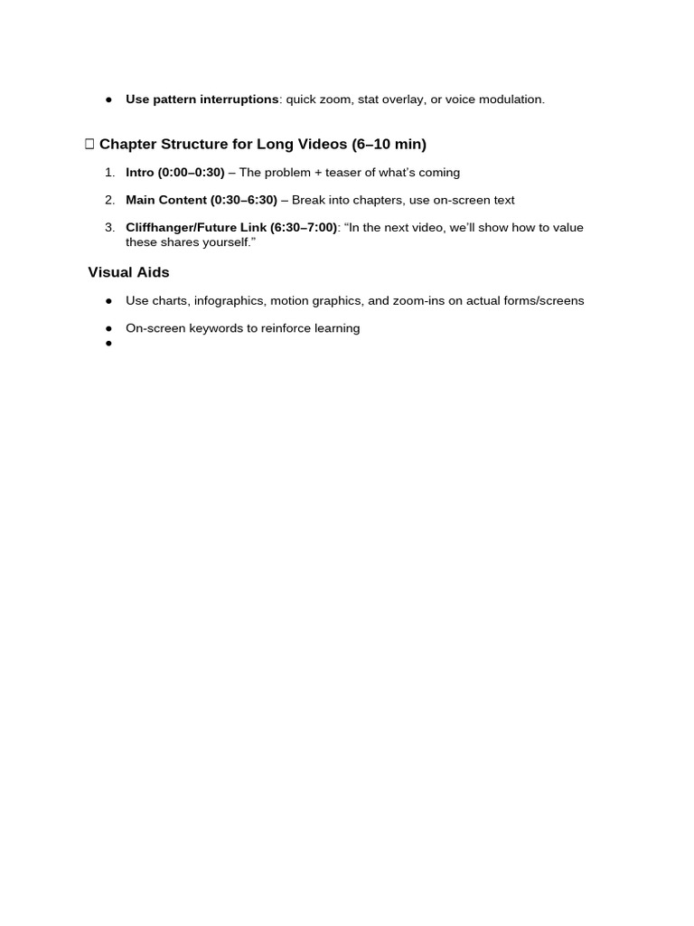 Use Pattern Interruptions - Quick Zoom, Stat Overlay, or Voice ...