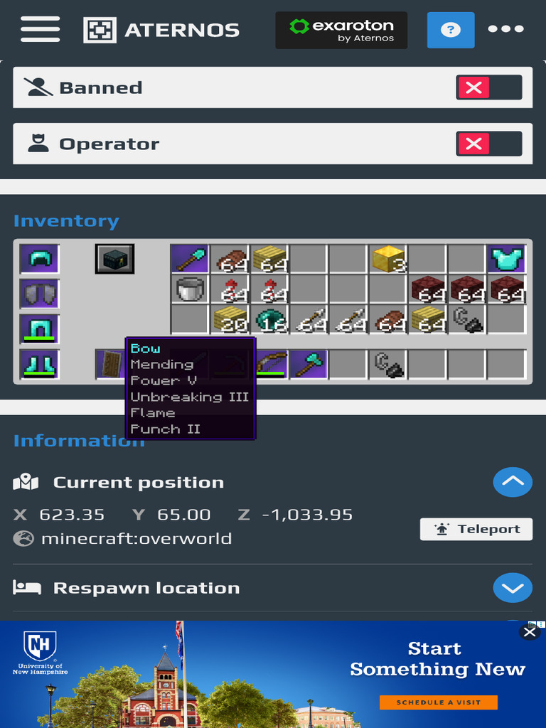 Players Aternos Free Minecraft Server 2 | PDF