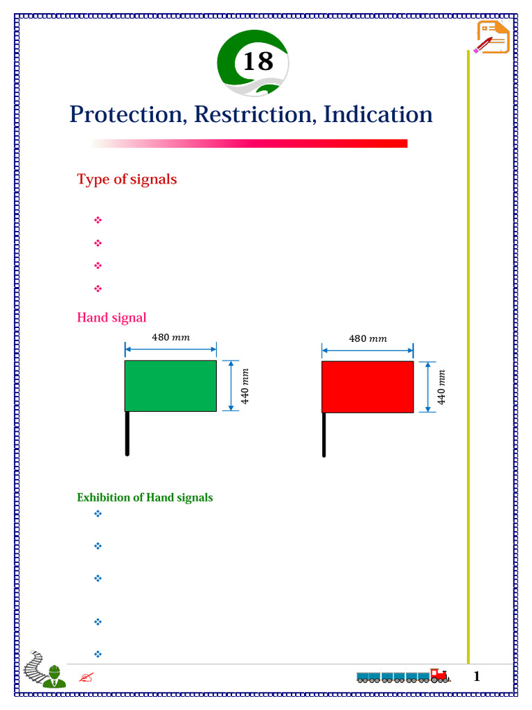 Protection, Restriction & Indications | PDF | Traffic Light | Train