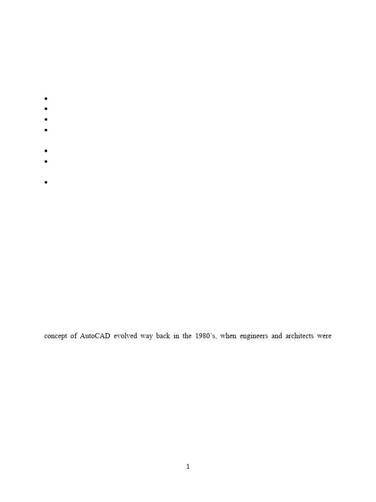 Qts 205 - Intro To Autocad and Bim For Qs | PDF | Technical Drawing ...