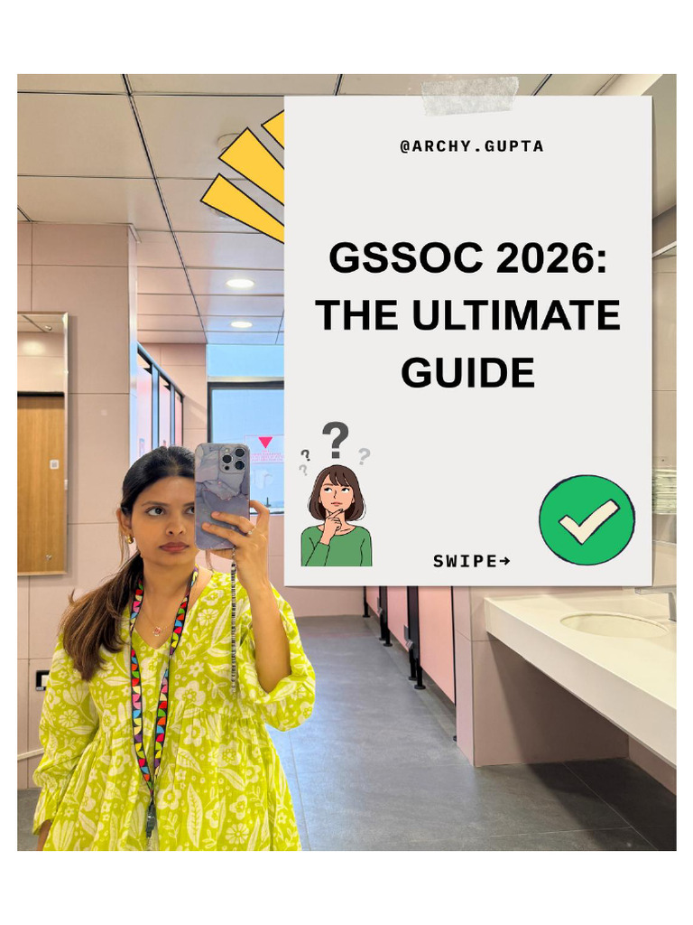 Gsoc 2026 ? ? | PDF