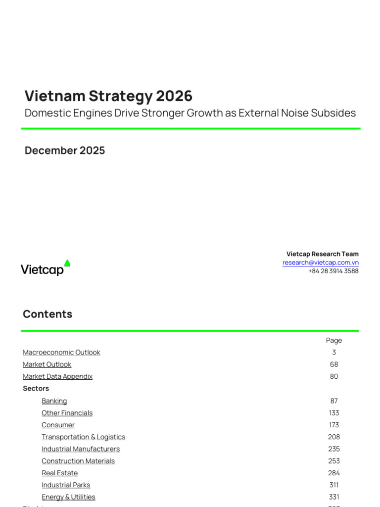 VietnamStrategy2026 20251208 2 | PDF | Exports | Income