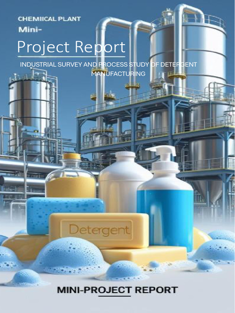 Detergent Manufacturing Process Study | PDF | Detergent | Sodium Hydroxide