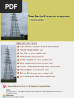 Tower Erection Standard Operating Procedure | PDF | Crane (Machine ...