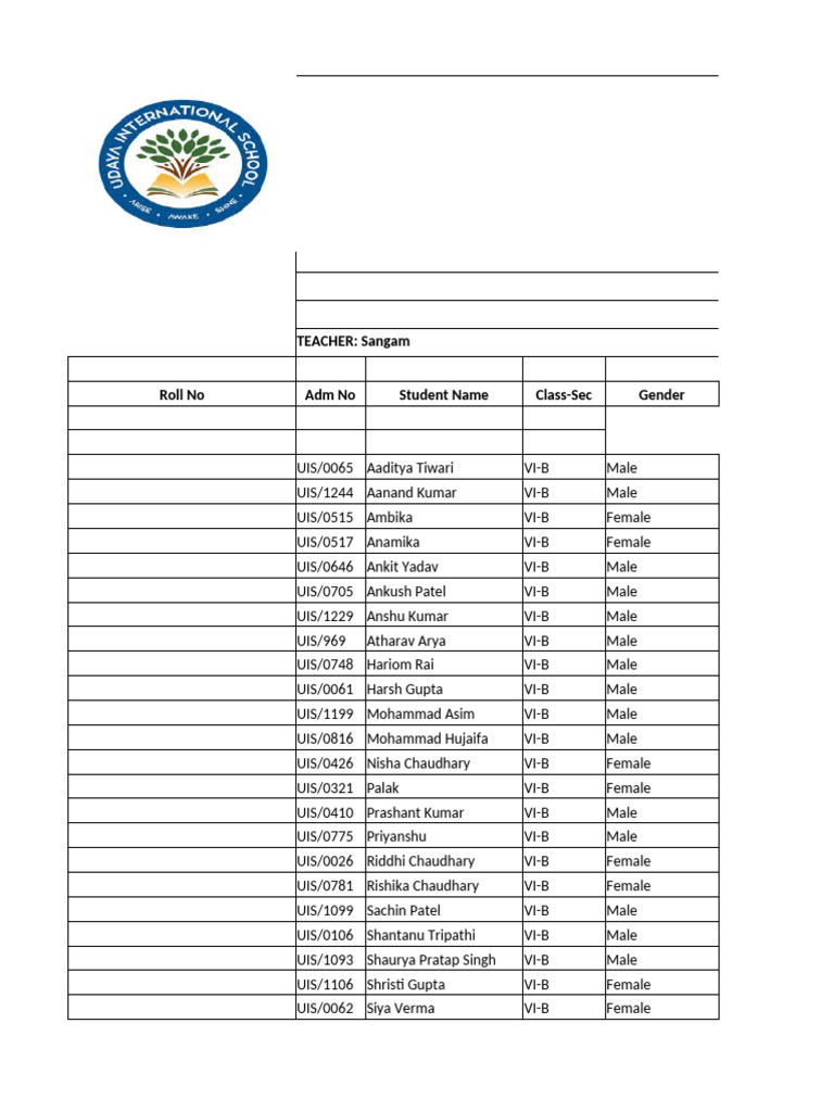 Activity - Rubric Wise Marks List Report | PDF