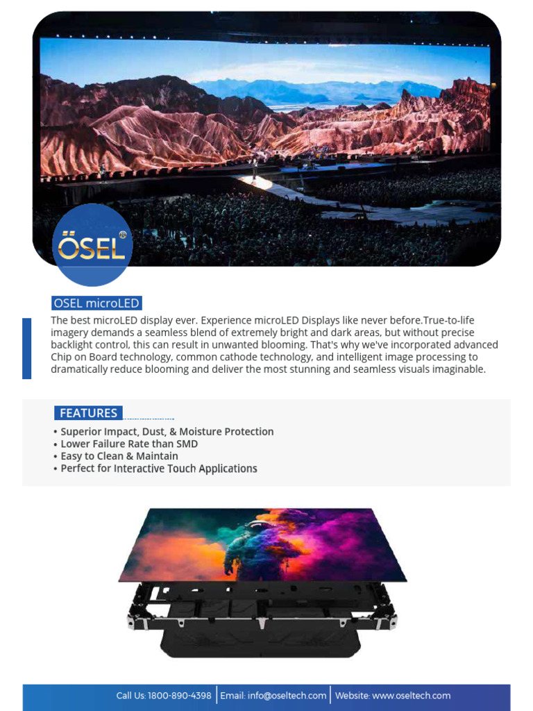 Advanced microLED Display Technology | PDF