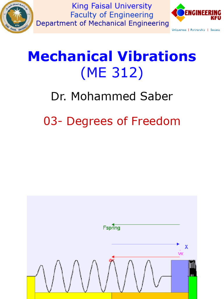 Understanding Degrees of Freedom in Mechanical Vibrations | PDF ...