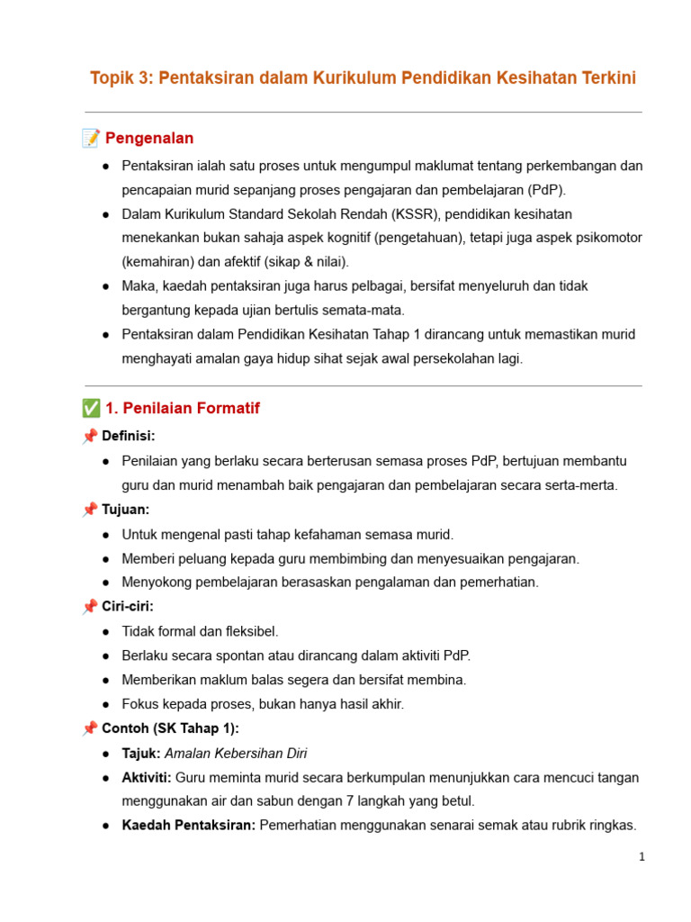 Nota Topik 3 | PDF