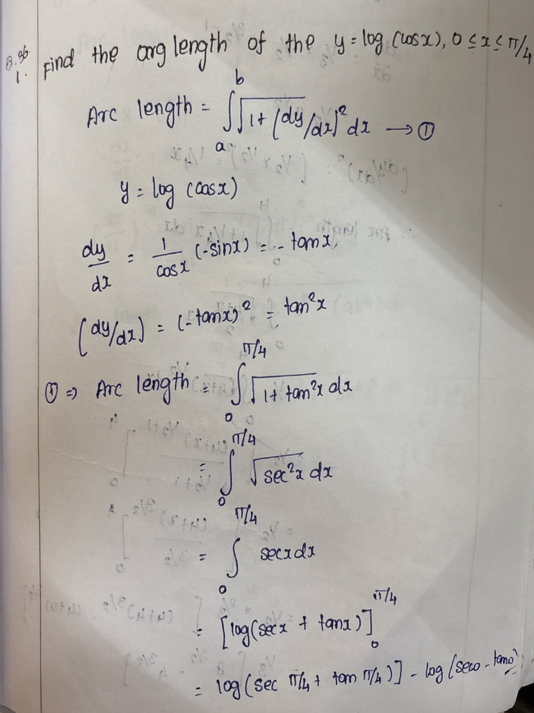 Arc Length Imp Problems | PDF