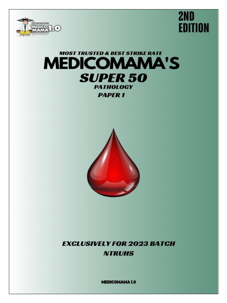 Pathology Exam Review Questions 2023 | PDF | Anemia | Inflammation