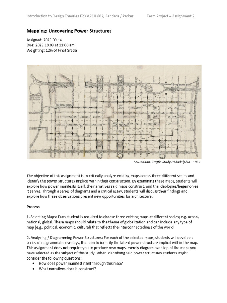 ARCH 602 Term Project 2 - Mappings | PDF