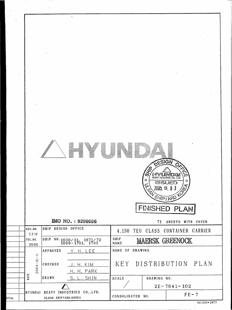 FE-7 Key Distribution Plan | PDF | Building Engineering | Power (Physics)