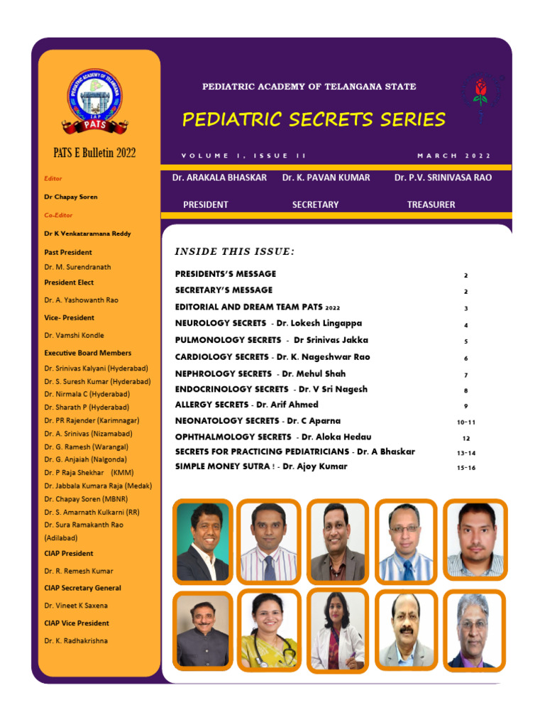 Pats E-Bulletin Secret Series Final | PDF | Cough | Respiratory Diseases