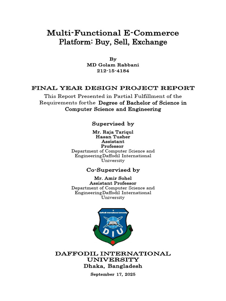 Multi-Functional E-Commerce Platform | PDF | E Commerce | Usability