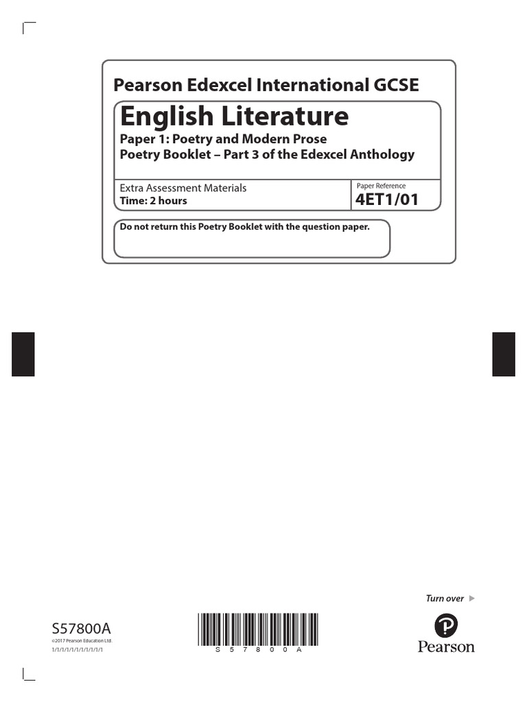 Kami Export - Nicole Rapu - l0 Igcse Poetry Anthology Real | PDF