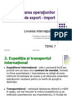 Prezentare TEMA7MAI 2 1 Expeditia Internationala Maritima