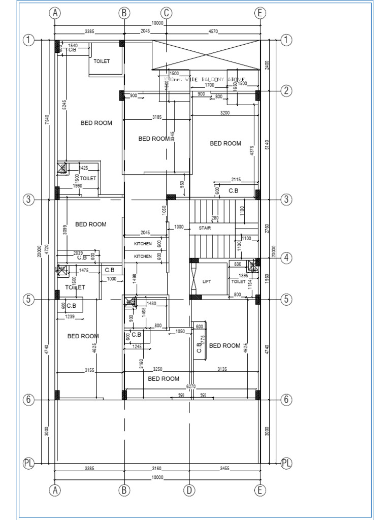 Foundation Plan and Column Layout Details | PDF | Chess Theory | Chess