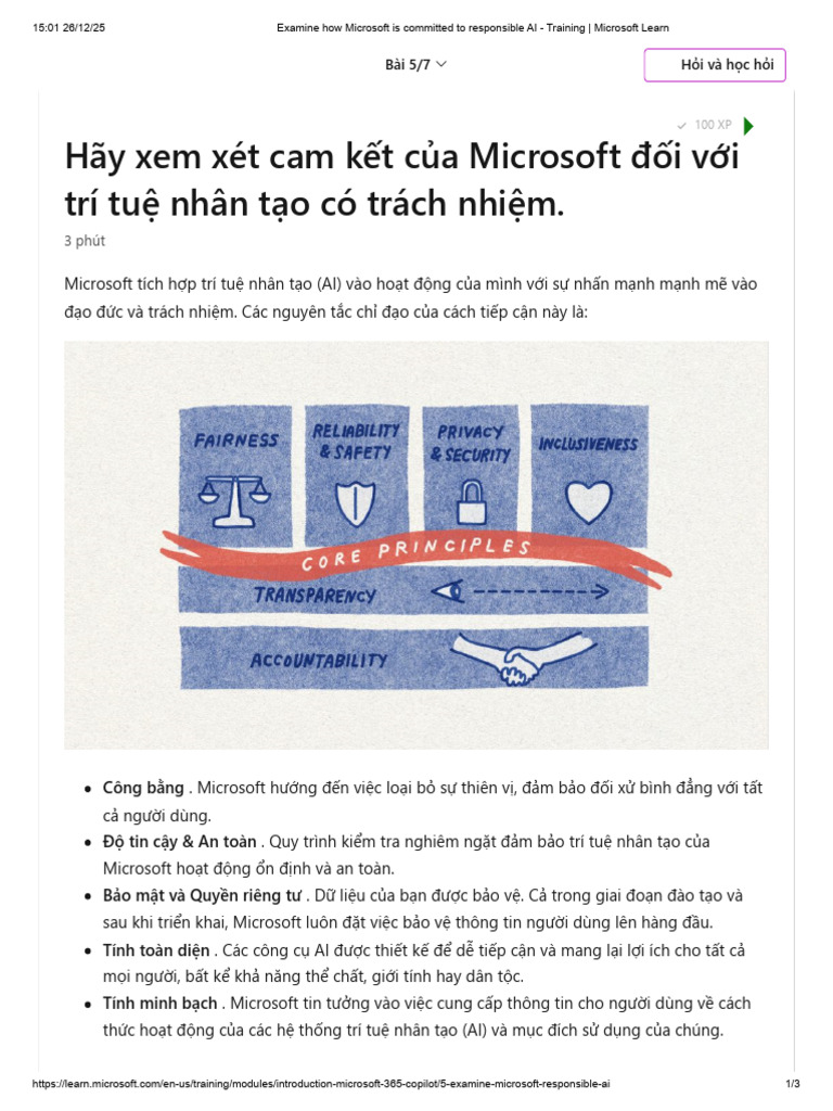 Examine How Microsoft Is Committed To Responsible AI - Training ...